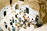 Innenhof der Berberhöhle
